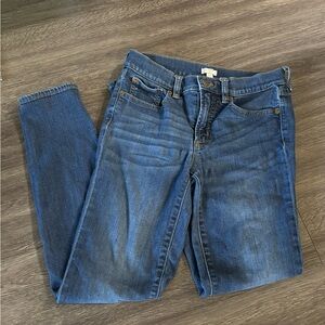 J. Crew Women's Skinny Jeans in Medium Blue Wash